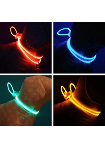 Sarı Stil Ayarlanabilir Yüksek Li Çok Renkli LED Pet Yaka Ayarlanabilir Gece Güvenliği Pet Yaka Aydınlık Light Up Pet Köpek Parlak Yaka Tasma (Yurt Dışından) fiyatları