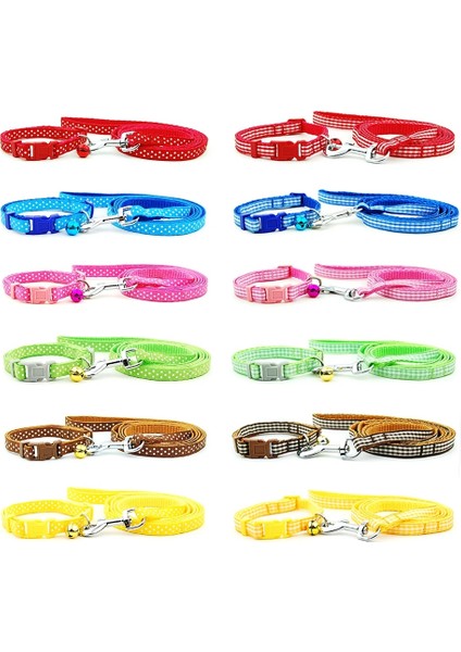 Pembe Yıldız Stili S Beden Köpek Kedi Yaka Tasma Ayarlanabilir Yaka Köpek Yavrusu Için Çan ile Kurşun Küçük Köpek Açık Yürüyüş Chihuahua Terier Schnauzer (Yurt Dışından)