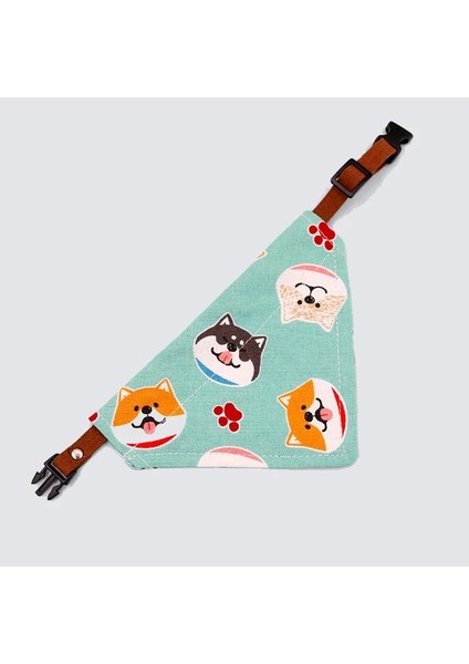 Desen D Stili M Beden Ayarlanabilir Köpek Önlükleri Küçük Orta Köpek Tasmaları Üçgen Köpek Bandanalar Sevimli Kediler Kolye Eşarp Evcil Hayvanlar Yavru Papyon Tımar (Yurt Dışından)