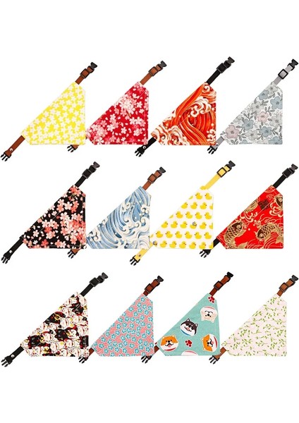 Desen D Stili M Beden Ayarlanabilir Köpek Önlükleri Küçük Orta Köpek Tasmaları Üçgen Köpek Bandanalar Sevimli Kediler Kolye Eşarp Evcil Hayvanlar Yavru Papyon Tımar (Yurt Dışından) fiyatları