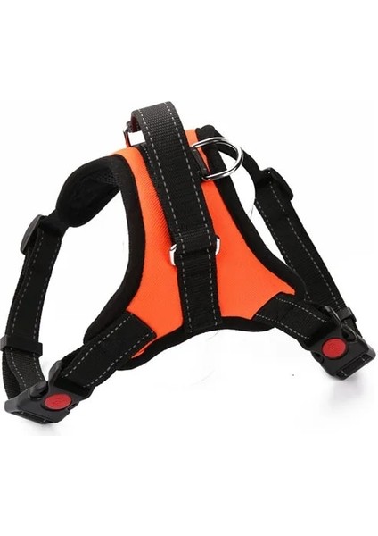 No.10 Tarzı L Beden Dayanıklı Naylon Köpek Koşum Yansıtıcı Ayarlanabilir Büyük Köpek Koşum Pet Köpek Küçük Orta Büyük Köpekler Için Yürüyüş Koşum Yelek Yaka (Yurt Dışından)
