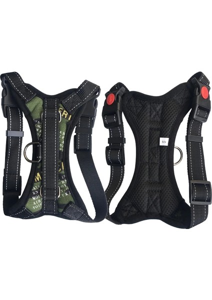 No.10 Tarzı L Beden Dayanıklı Naylon Köpek Koşum Yansıtıcı Ayarlanabilir Büyük Köpek Koşum Pet Köpek Küçük Orta Büyük Köpekler Için Yürüyüş Koşum Yelek Yaka (Yurt Dışından) fiyatları