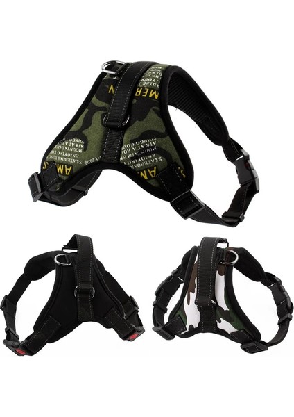 No.10 Tarzı L Beden Dayanıklı Naylon Köpek Koşum Yansıtıcı Ayarlanabilir Büyük Köpek Koşum Pet Köpek Küçük Orta Büyük Köpekler Için Yürüyüş Koşum Yelek Yaka (Yurt Dışından) fırsatları