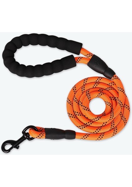 Siyah 200CM Tarzı L Beden Pet Tasma Yansıtıcı Güçlü Köpek Tasma Uzun Rahat Yastıklı Saplı Ağır Hizmet Dayanıklı Naylon Halat Tasmalar (Yurt Dışından) indirimleri