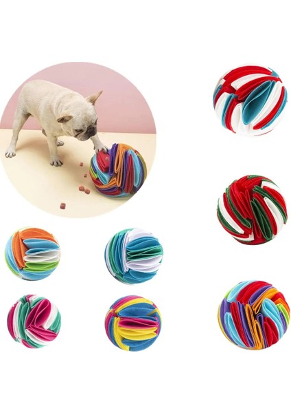 D Stili M Beden Köpek Oyuncak Pet Koklama Topu Köpek Eğitim Malzemeleri Koklama Matı Yavaş Yemek Eğitim Matı Snuffle Topu Köpek Bulmaca Oyuncaklar Besleme Oyuncak (Yurt Dışından)