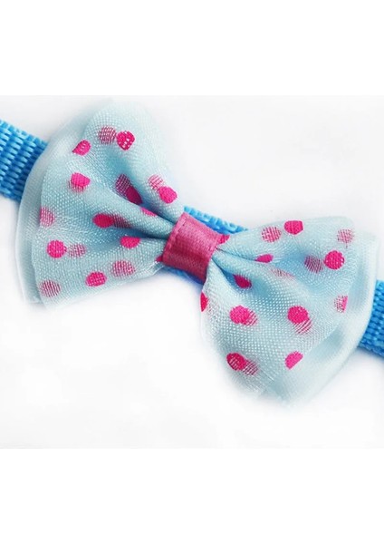 D Stili 19-32CM Moda Sevimli Kitte Yeni Ayarlanabilir Ilmek Naylon Köpek Kedi Pet Yaka Papyon Çan Köpek Şeker Renk Kravat (Yurt Dışından) fırsatları