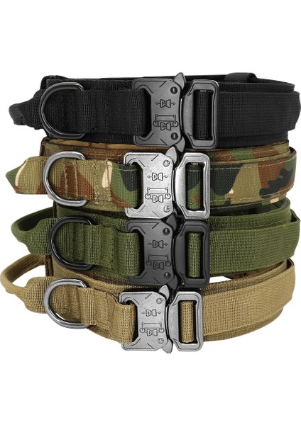 Siyah Set Stili M Beden Güçlü Köpek Askeri Taktik Yaka Pet Bungee Tasma Dayanıklı Naylon Pet Eğitim Yaka Saplı Büyük Köpekler Fransız Bulldog (Yurt Dışından) fiyatları