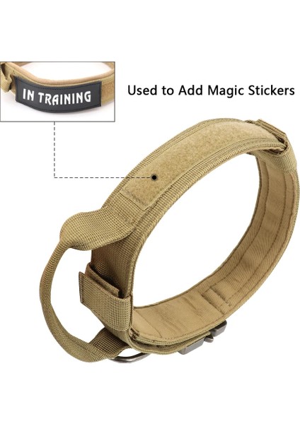 Siyah Set Stili M Beden Güçlü Köpek Askeri Taktik Yaka Pet Bungee Tasma Dayanıklı Naylon Pet Eğitim Yaka Saplı Büyük Köpekler Fransız Bulldog (Yurt Dışından) modelleri