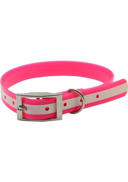 Pembe Tarzı L Beden Yüksek Li Pet Köpek Tasması Tpu + Naylon Gece Parlayan Yansıtıcı Güvenlik Tasmaları Deodorant Su Geçirmez Yaka Evcil Hayvan Malzemeleri (Yurt Dışından)