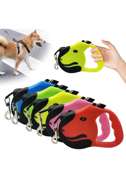 Gül Kırmızı Stili 3m 3 mm Geri Çekilebilir Dayanıklı Köpek Tasma Otomatik Uzatma Köpek Köpekler Için Yürüyüş Koşu Kurşun Rulet Pet Ürünleri (Yurt Dışından) fiyatları