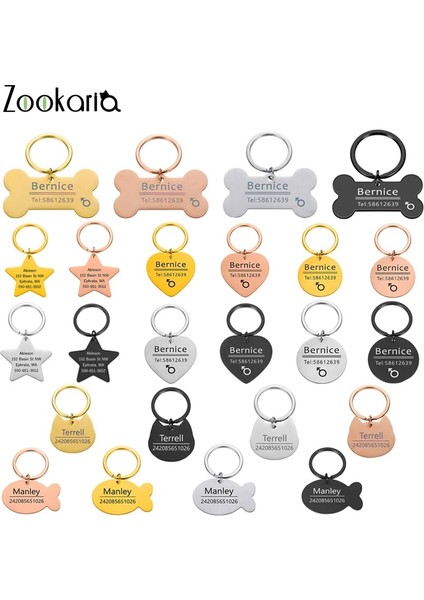Balık Altın Tarzı S Beden Kişiselleştirilmiş Kazınmış Kedi Köpek Pet Kımlık Etiketi Köpek Anti-Kayıp Yaka Charm Pet Adı Yaka Köpek Için Kedi Yaka Aksesuarları (Yurt Dışından) fiyatları