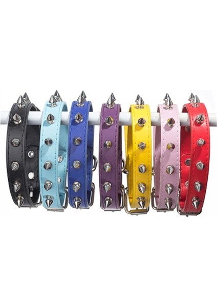 Sarı Stil Xl Beden Arp Çivili Çivili Deri Köpek Tasmaları Küçük Orta Büyük Köpekler Için Pu Pet Yaka Perçinler Isırma Karşıtı Evcil Hayvan Ürünleri Boyun Askısı (Yurt Dışından) fiyatları