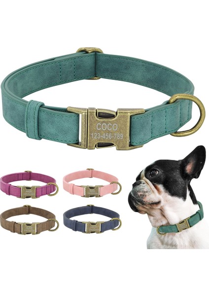 Mavi Stil S Beden Kişiselleştirilmiş Köpek Kimlik Tasması Özelleştirilmiş Metal Tokalı Köpek Etiketi Tasmaları Küçük Orta Köpekler Için Deri Yastıklı Pitbull Buldog (Yurt Dışından) fiyatları