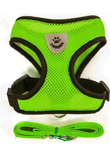 Yeşil Stil L Büst 42-56CM Pembe Pet Koşum ve Tasma Seti Ayarlanabilir Çekme Yok Yansıtıcı Köpekler Kediler Koşum Mesh Chihuahua Için Nefes Alabilir Köpek Koşumları (Yurt Dışından)
