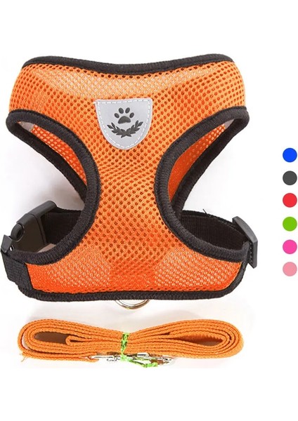 Yeşil Stil L Büst 42-56CM Pembe Pet Koşum ve Tasma Seti Ayarlanabilir Çekme Yok Yansıtıcı Köpekler Kediler Koşum Mesh Chihuahua Için Nefes Alabilir Köpek Koşumları (Yurt Dışından)