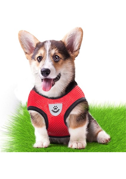 Yeşil Stil L Büst 42-56CM Pembe Pet Koşum ve Tasma Seti Ayarlanabilir Çekme Yok Yansıtıcı Köpekler Kediler Koşum Mesh Chihuahua Için Nefes Alabilir Köpek Koşumları (Yurt Dışından)