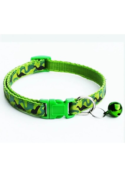 Kırmızı Stil M Beden Hassas Güvenlik Rahat Naylon Köpek Yaka Boyun Askısı Moda Ayarlanabilir Camo Bell Pet Köpek Tasması Sıcak Satış (Yurt Dışından)