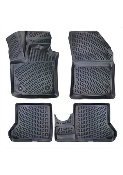 Renault Express 2021 Sonrası Havuzlu Paspas