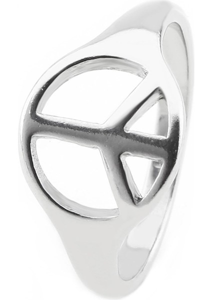 Gümüş 925 Ayar Kadın Gümüş Yüzük Barış Yüzük