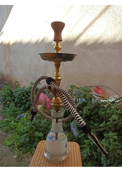 Bakır Klasik Nargile Takımı