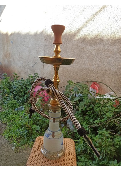 Bakır Klasik Nargile Takımı