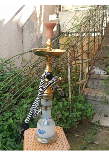 Bakır Klasik Nargile Takımı