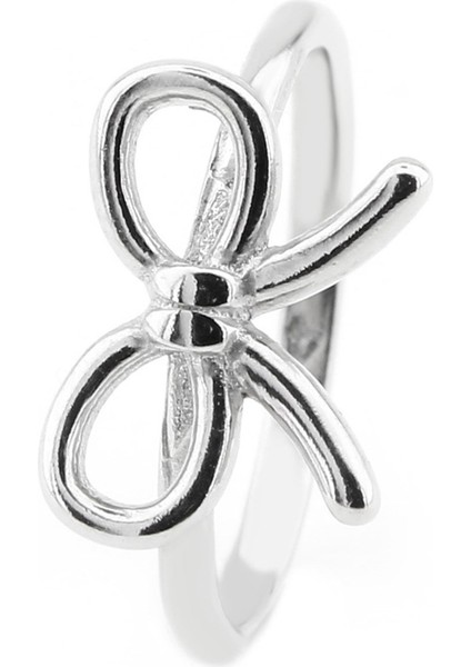 Gümüş 925 Ayar Kadın Gümüş Yüzük Fiyonk Yüzük