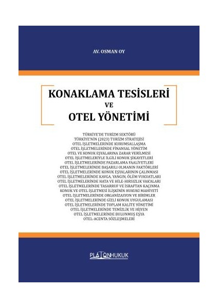 Konaklama Tesisleri ve Otel Yönetimi