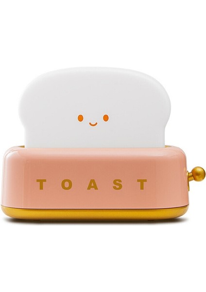 Sevimli Tost Ekmeği Şekli LED Gece Lambası - Pembe (Yurt Dışından)