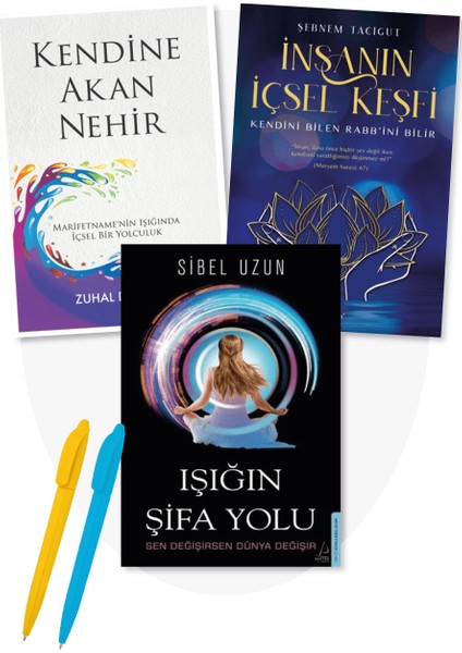 Işığın Şifa Yolu - İnsanın İçsel Keşfi - Kendine Akan Nehir - 3 Kitap