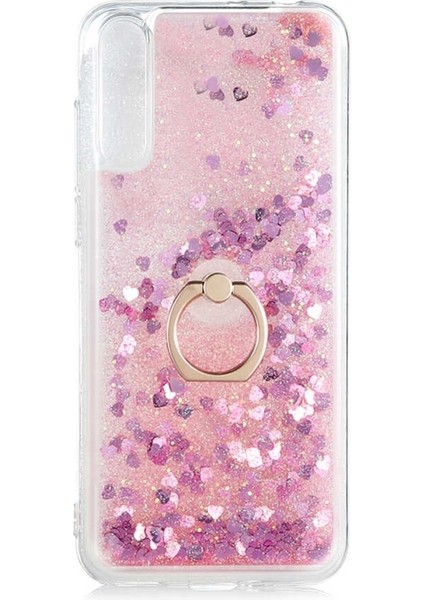 Huawei Y8P Kılıf Milce Yüzüklü Sulu Silikon