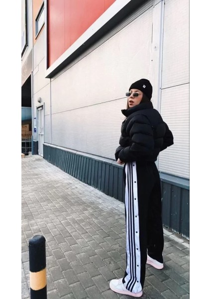 Çıt Çıtlı Paraşüt Eşofman Altı - Siyah modelleri