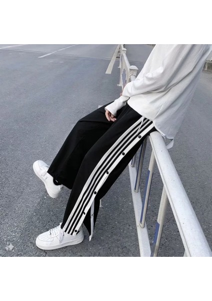 Çıt Çıtlı Paraşüt Eşofman Altı - Siyah fırsatları