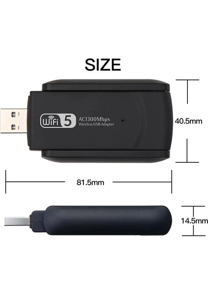 1300MBPS USB 3.0 Wifi Adaptörü Dual Band 2.4ghz/5ghz /kablosuz usb Adaptör