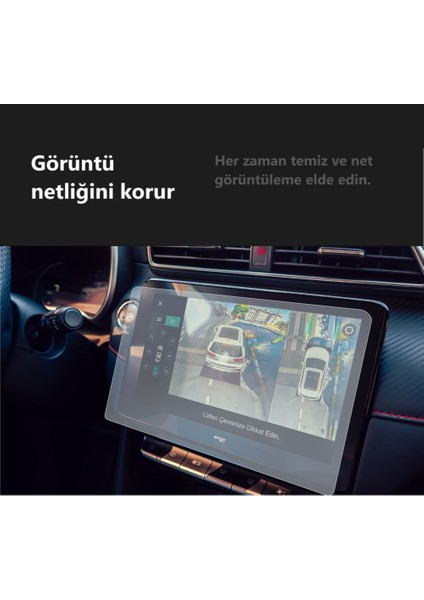 Mg Zs 10.1 Inç Multimedya Mat Ekran Koruyucu Şeffaf
