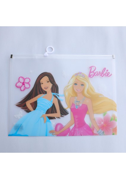 Barbie Şeffaf Dosya A4 Boyu