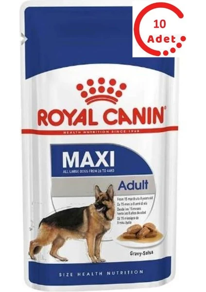 Royal Canin Maxi Adult Köpek Yaş Maması 140G x 10 Adet