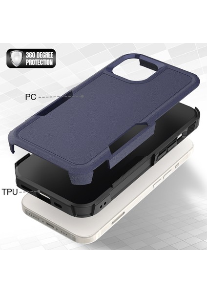 iPhone 15 Çift Katmanlı Koruma Pc+Tpu Kapak Düşüş Önleyici Telefon Kasası Telefon Kılıfı (Yurt Dışından) modelleri