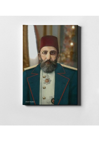 Kişiye Özel Sultan Iı Abdülhamit Han Kanvas Tablo (50 x 70 Cm.) 7