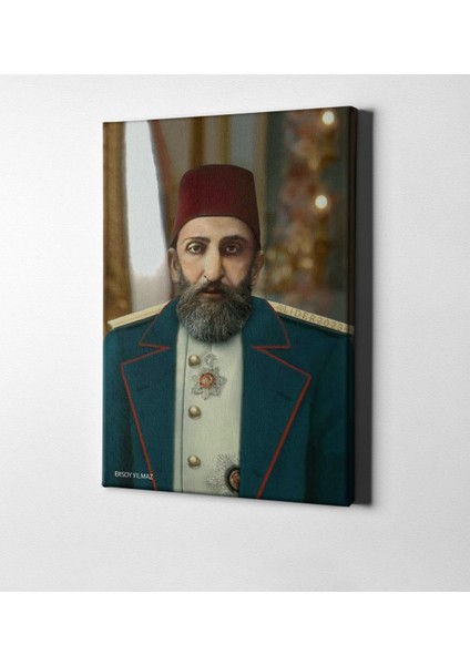 Kişiye Özel Sultan Iı Abdülhamit Han Kanvas Tablo (50 x 70 Cm.) 7