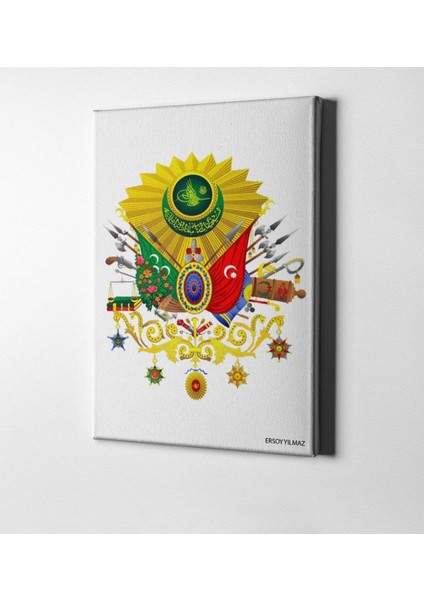 Kişiye Özel Osmanlı Arması Kanvas Tablo (50 x 70 Cm.) 1 fiyatları