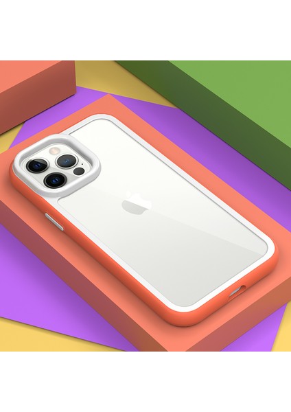 iPhone 13 Pro Max Shockproof Clear Akrilik Geri + Renkli Frame Çıkarılabilir 2 1 Arada Kapak Telefon Kılıfı (Yurt Dışından) modelleri