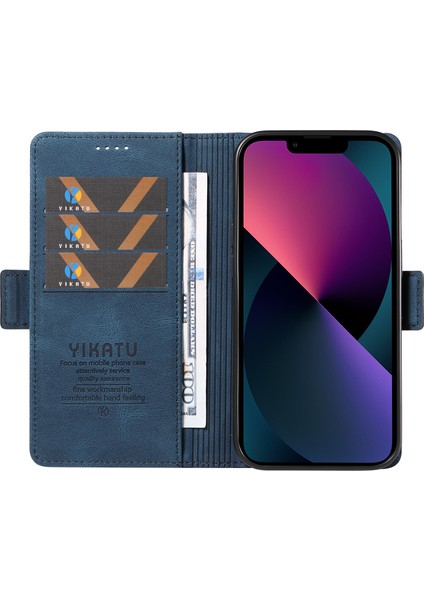 iPhone 15 Plus Çizilmez Kabuk Pu Deri Kapak Standı Cilt Dokunuşlu Darbeye Cüzdan Telefon Kılıfı (Yurt Dışından) fiyatları