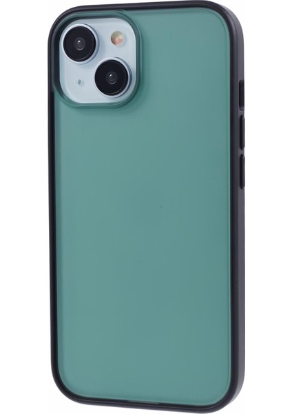 iPhone 15 Plus Tpu + Pc Için Yarvişta Mat Mat Fırclercrınt Mobil Koruyucu Kapalı Telefon Kılıfı (Yurt Dışından)
