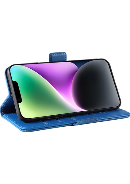 Apple Phone 14 Için Koruyucu Kasa Pu Pu Deri Flip Kapak Cüzdan Telefon Koruyucusu Stand ile Telefon Kılıfı (Yurt Dışından) modelleri