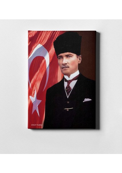 Kişiye Özel Atatürk Kanvas Tablo (50 x 70 Cm.) 23