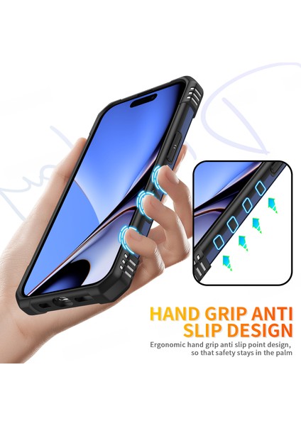 iPhone 15 Tpu+ Pc Koruyucu Yüzük Tutucu Kickstand Sırt Örtüsü Telefon Kılıfı (Yurt Dışından)