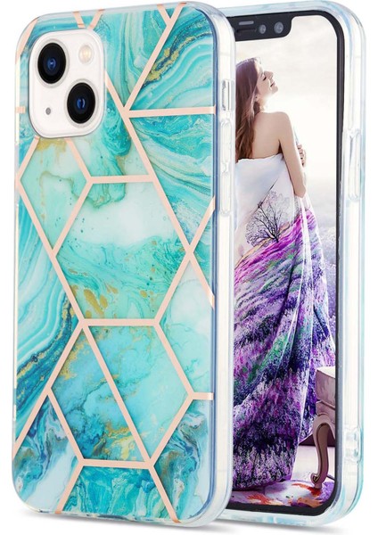 iPhone 15 Plus Imd Tpu Iml Çift Taraflı Galvanik Kapak Telefon Kılıfı (Yurt Dışından)