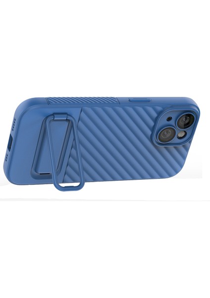 iPhone 15 Plus Cilt Touch Cep Telefonu Kickstand ile Yumuşak Tpu Telefon Kılıfı (Yurt Dışından) modelleri