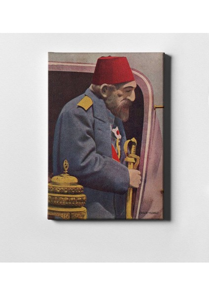 Kişiye Özel Sultan Iı Abdülhamit Han Kanvas Tablo (50 x 70 Cm.) 4